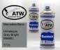 Preview: Mercedes-Benz, Himalayas Grey Bright Metallic, 7770: 400ml Sprühdose + 400ml Klarlack - Set, von ATW Autoteile West.